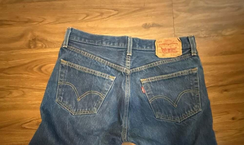 Levi's 501 Button Fly Medium Wash Denim Jeans